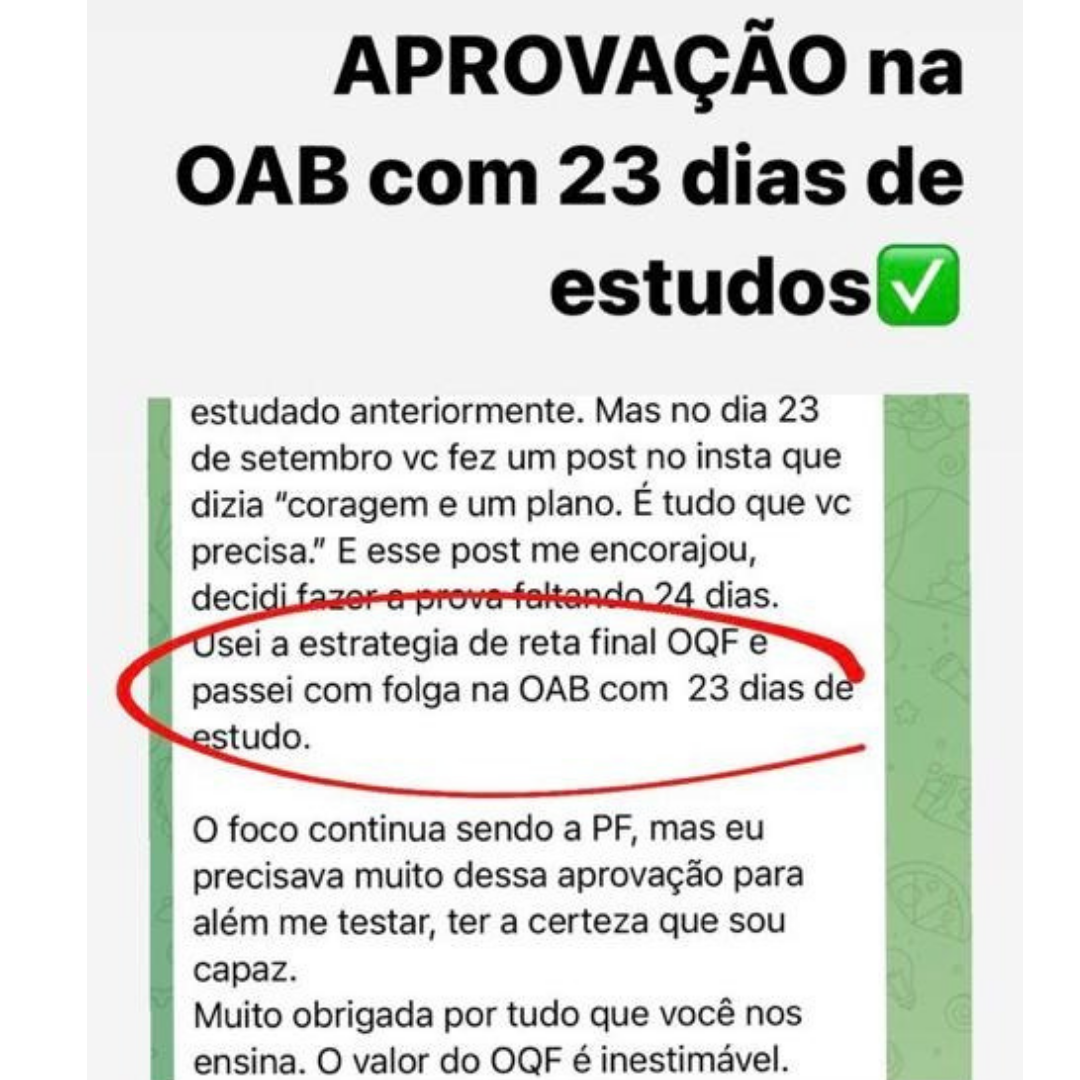 OAB · 23 dias